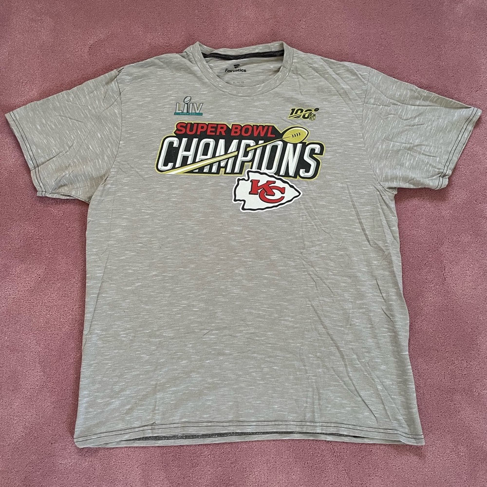 Fanatics Kansas City Chiefs Super Bowl Champions t-shirt, size XL